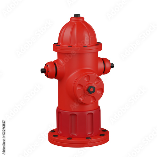 3d render Hydrant illustration