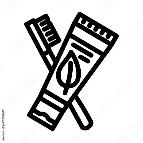 herbal paste ayurveda line icon vector. herbal paste ayurveda sign. isolated contour symbol black illustration