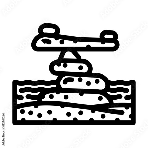 holistic healing ayurveda line icon vector. holistic healing ayurveda sign. isolated contour symbol black illustration