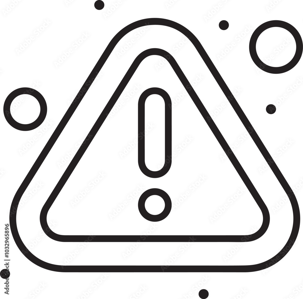 Warning signal icon symbol vector image
Warning signal icon symbol vector image
