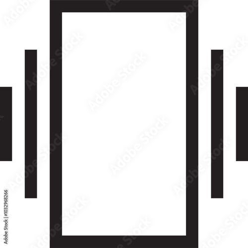 Warning signal icon symbol vector image 