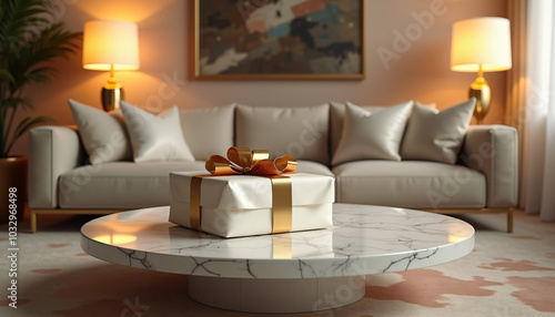 Modern Living Room with Sunlight and Cozy Decor