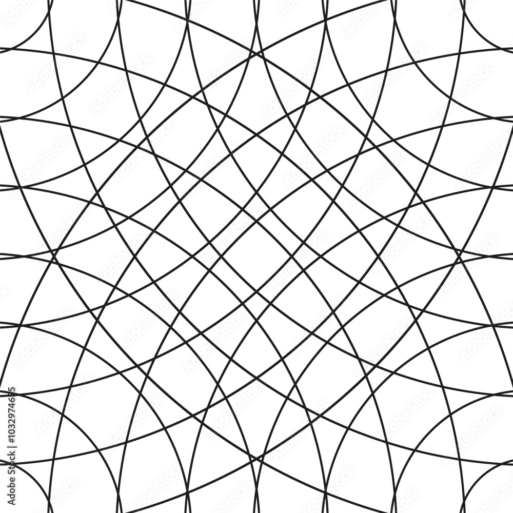 Geometric Intersecting Lines Pattern. Image grid. Geometric Intersecting Lines Pattern. Image grid.