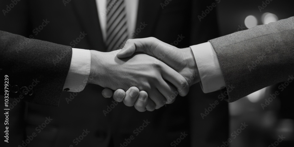Business Professionals Shaking Hands Business Professionals Shaking Hands