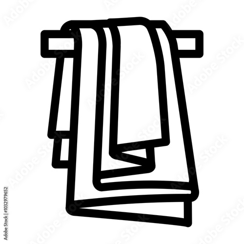 draping fabric dressmaking fashion line icon vector. draping fabric dressmaking fashion sign. isolated contour symbol black illustration