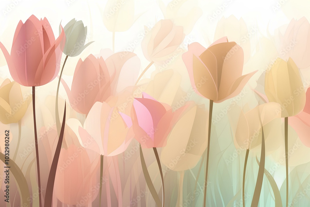 Naklejka premium spring background