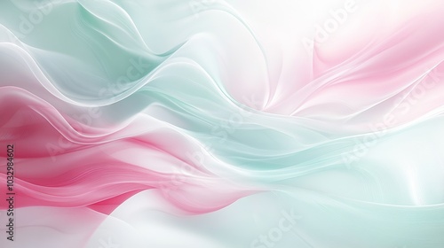 Soft pastel abstract wave pattern, ethereal and calm concept