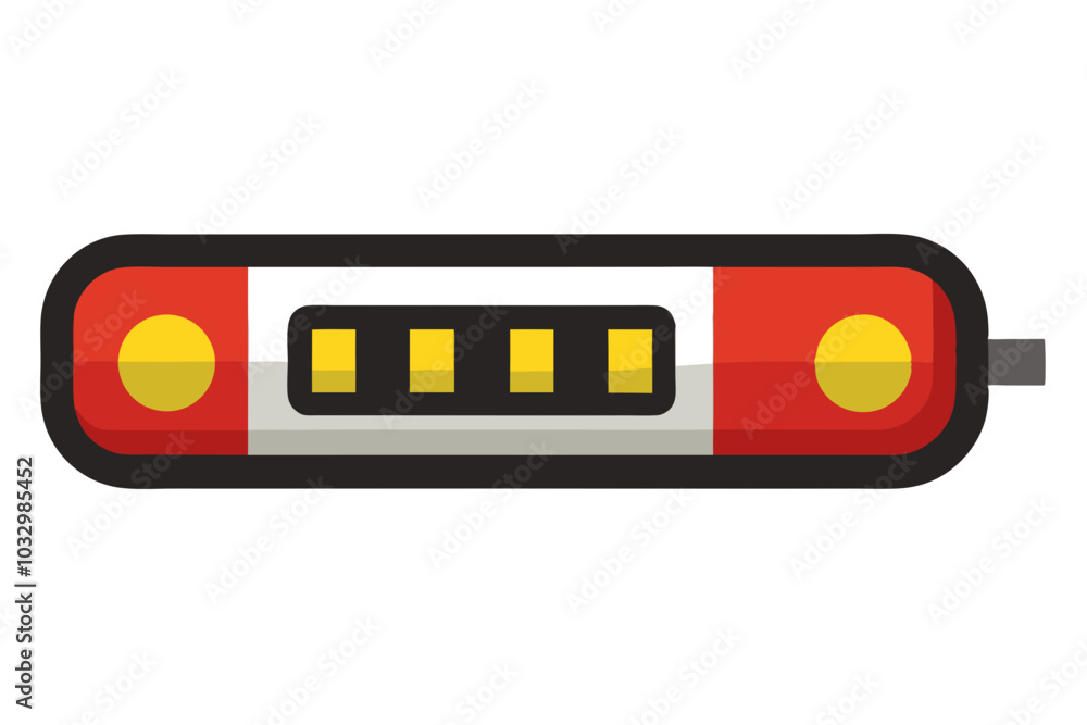 Power bar with switch isolated on white background Power bar with switch isolated on white background