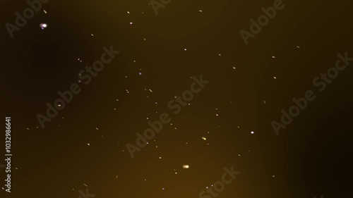 宇宙を舞う白いチリCGアニメーション