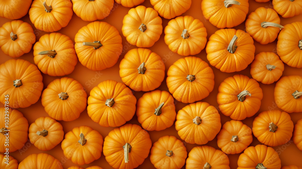 3D pumpkins squash food decoration vibrant orange yellow food autumn harvest vegetable background 3D pumpkins squash food decoration vibrant orange yellow food autumn harvest vegetable background