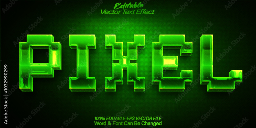Pixel Vector Text Effect Editable Alphabet Game Arcade Play Retro Pixel Vector Text Effect Editable Alphabet Game Arcade Play Retro