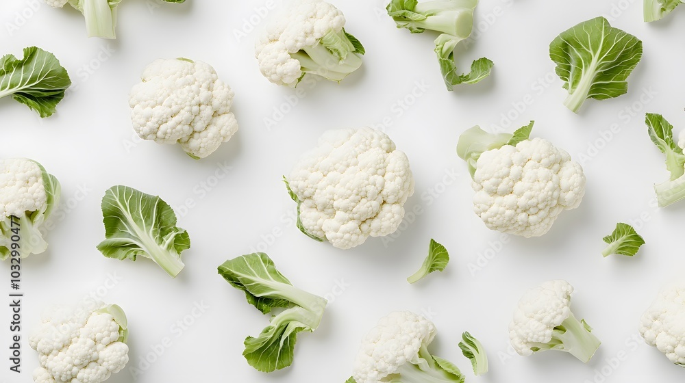 fresh cauliflower isolated on a white background. fresh cauliflower isolated on a white background.