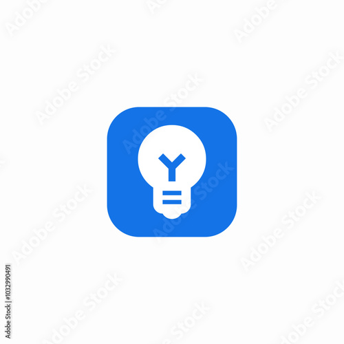 light bulb idea icon sign vector