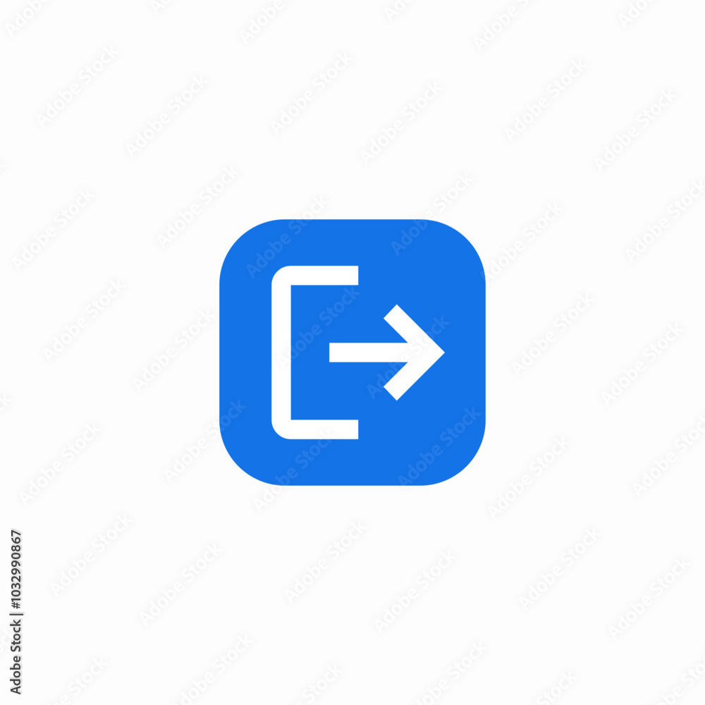 sign out button icon vector sign out button icon vector