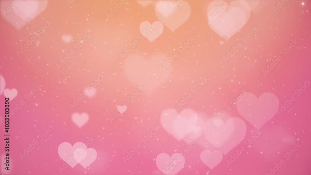 A charming video of soft pink hearts floating on a dreamy pink background, perfect for conveying love and romance. This delicate composition evokes feelings of tenderness and affection. A charming video of soft pink hearts floating on a dreamy pink background, perfect for conveying love and romance. This delicate composition evokes feelings of tenderness and affection.