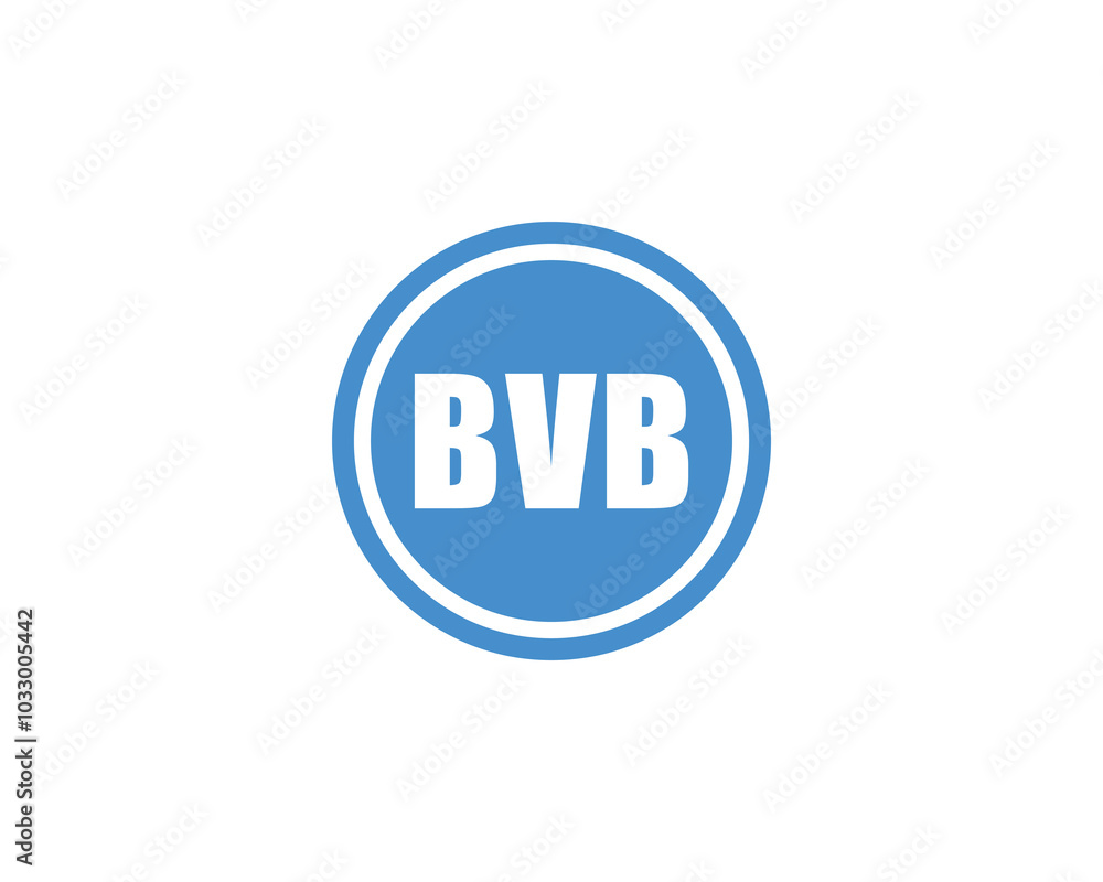 BVB logo design vector template. BVB BVB logo design vector template. BVB