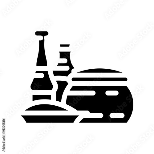 ayurvedic spices ayurveda glyph icon vector. ayurvedic spices ayurveda sign. isolated symbol illustration