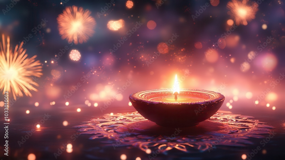 Banner design for diwali festival and podium,Diwali light decoration candle with fireworks,Stage,Product display Showcase design sparkle background,Deepavali,Dipavali,3D podium illustration. Banner design for diwali festival and podium,Diwali light decoration candle with fireworks,Stage,Product display Showcase design sparkle background,Deepavali,Dipavali,3D podium illustration.