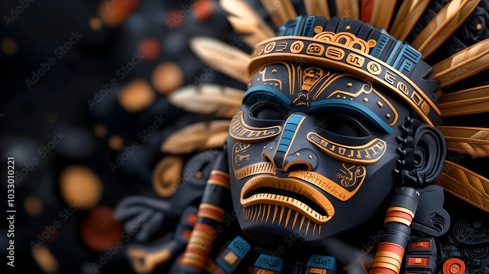 Intricate Aztec Sun Stone Paper Cut Design with Geometric Layers and Patterns for Cultural Decor Artwork and Traditional Ceremonial Intricate Aztec Sun Stone Paper Cut Design with Geometric Layers and Patterns for Cultural Decor Artwork and Traditional Ceremonial