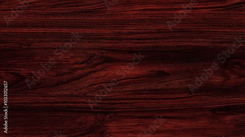 dark stained cherry wood grain texture: deep cherry wood with flat, smooth grain patterns and a polished, stained finish, texture background