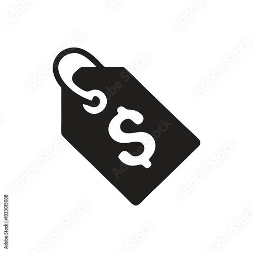 Price Tag With Dollar Sign Icon, Price tag icon