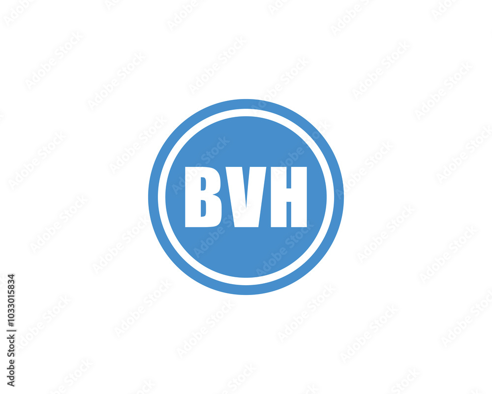 BVH logo design vector template. BVH BVH logo design vector template. BVH
