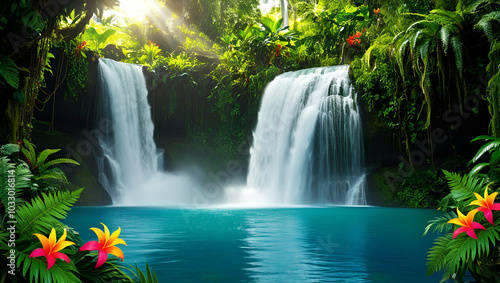 waterfall in the forest