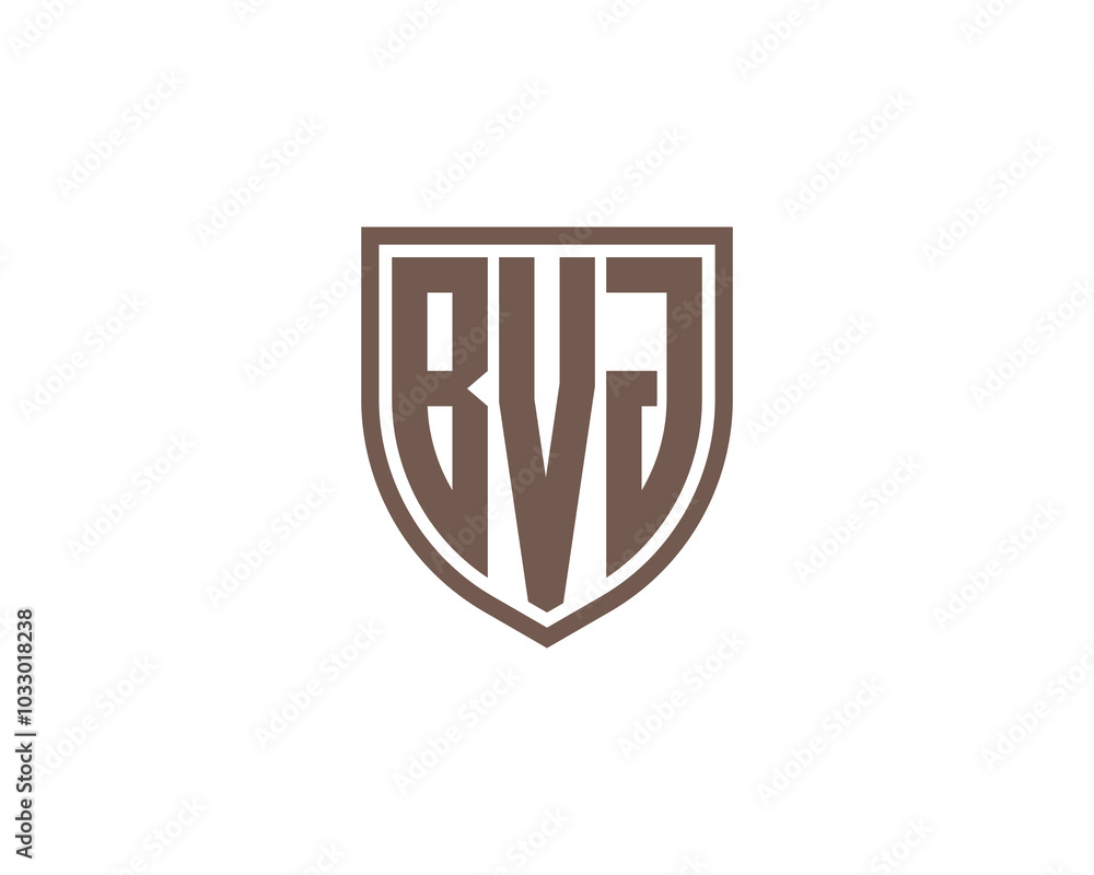 BVJ logo design vector template. BVJ BVJ logo design vector template. BVJ