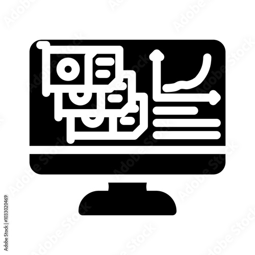 hash rate cryptocurrency mining glyph icon vector. hash rate cryptocurrency mining sign. isolated symbol illustration
