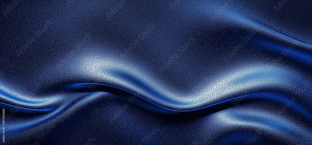 Fototapeta premium Luxurious Navy Silk Fabric - Elegant Texture for Fashion, Home Decor, and Branding