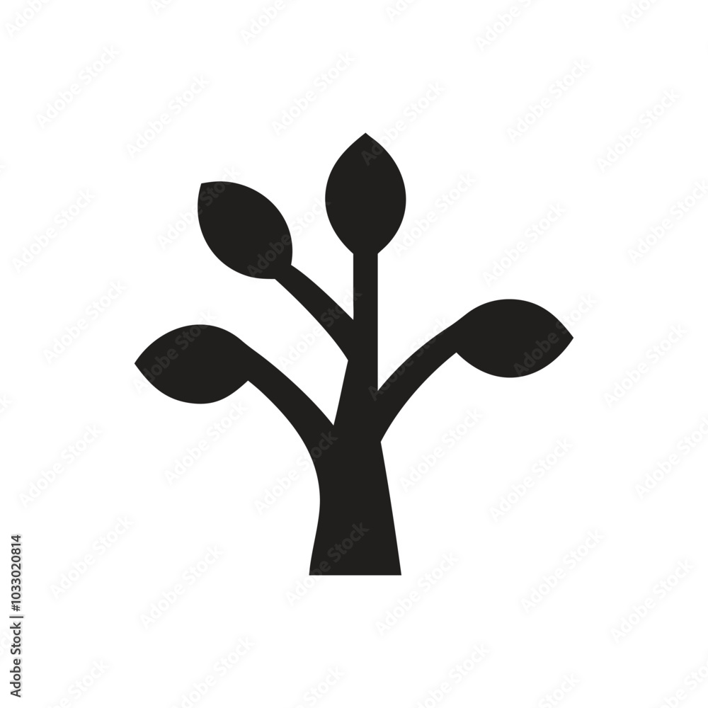Vector Tree Icon, Fruit tree icon Vector Tree Icon, Fruit tree icon