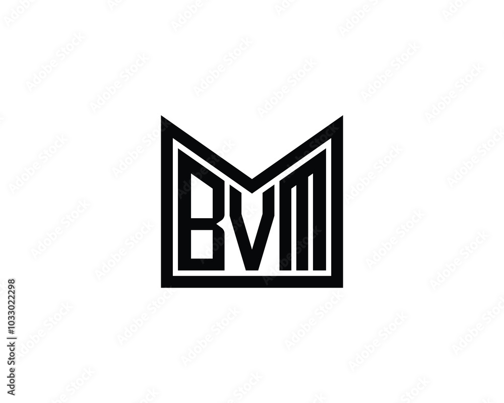BVM logo design vector template. BVM BVM logo design vector template. BVM