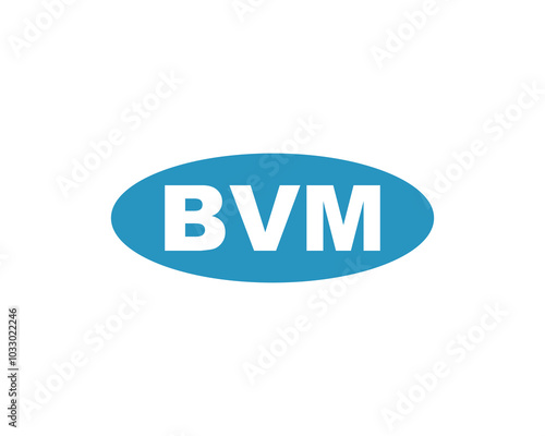 BVM logo design vector template. BVM