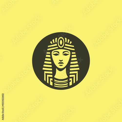Cleopatra lady logo