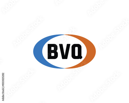 BVQ logo design vector template. BVQ