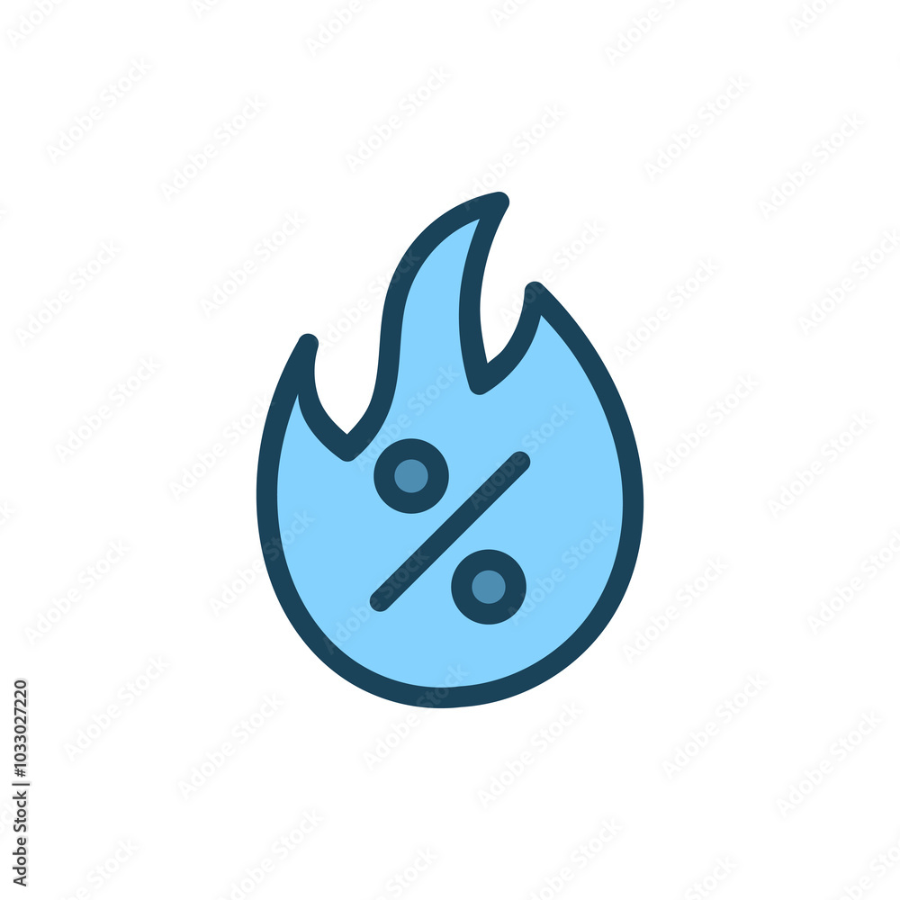 Hot sale discount icon. Hot sale fireball icon. E-commerce and shopping icon Hot sale discount icon. Hot sale fireball icon. E-commerce and shopping icon