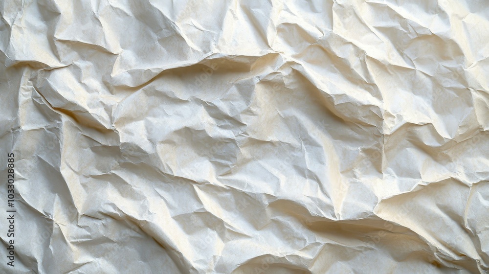 Light gray crumpled kraft paper texture offers a versatile and stylish background for your graphic design projects. Light gray crumpled kraft paper texture offers a versatile and stylish background for your graphic design projects.