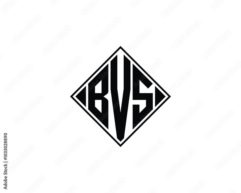 BVS logo design vector template. BVS BVS logo design vector template. BVS