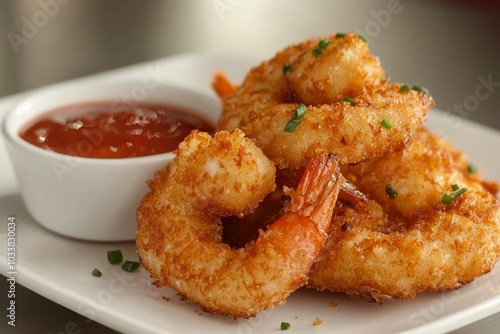 Crispy Fried Shrimp with Sweet and Sour Sauce