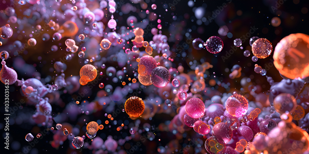 Fototapeta premium stem cells, cell division, underwater world, 