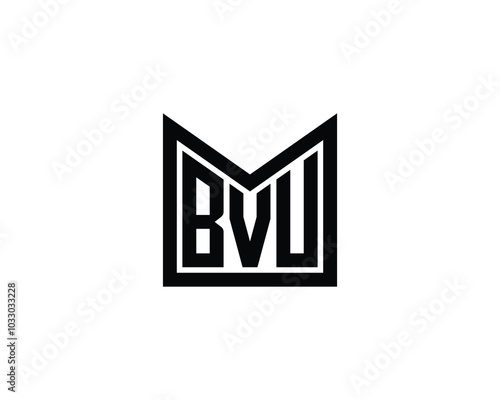 Free Download BVU logo design vector template. BVU - GFXLoad