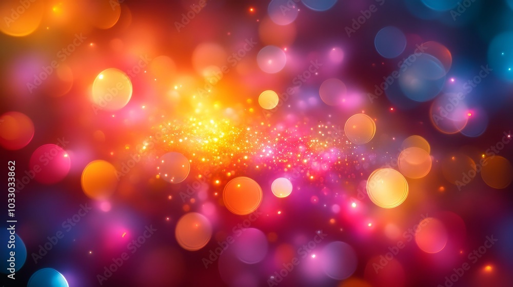 Vibrant abstract colorful bokeh lights background Vibrant abstract colorful bokeh lights background