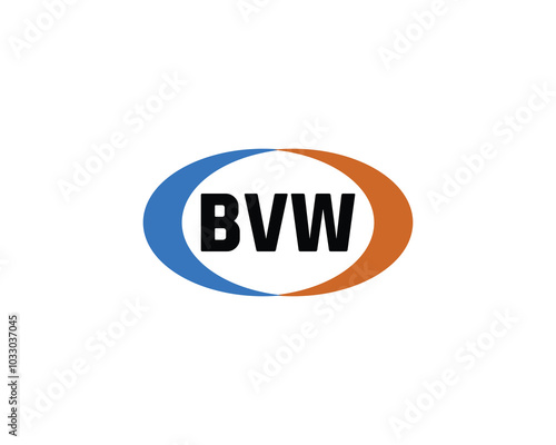 BVW logo design vector template. BVW