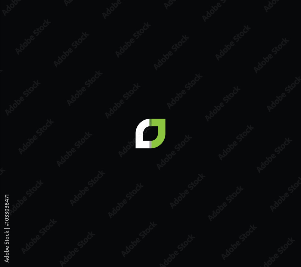 Letter LJ leaf logo design with black background. Letter LJ leaf logo design with black background.