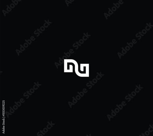 Creative letters NU or UN Logo Design Vector Template. Initial Letters NU Logo Design