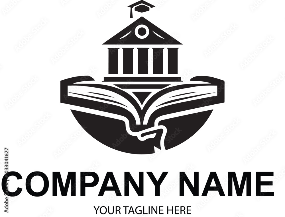 Fototapeta premium vector education logo design