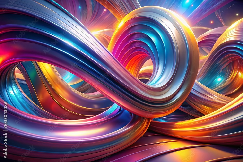 Abstract Twist Curve Geometry in Long Exposure - Dynamic 3D Rendering for Modern Art Enthusiasts Abstract Twist Curve Geometry in Long Exposure - Dynamic 3D Rendering for Modern Art Enthusiasts