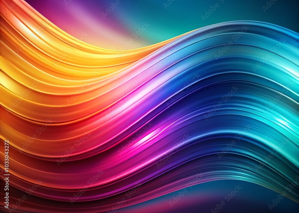Obraz premium Abstract Waves Background - Fluid Motion Design for Creative Projects