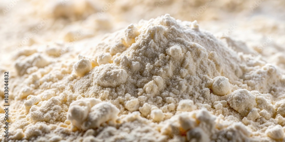 Macro texture of flour preparing for cooking or baking Macro texture of flour preparing for cooking or baking
