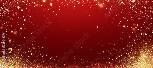 キラキラ輝く赤いクリスマス背景 輝くバックグラウンド